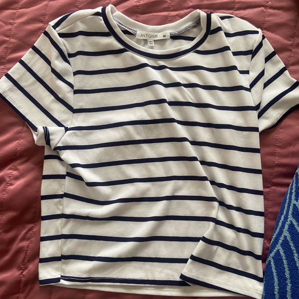 Navy Striped T-Shirt